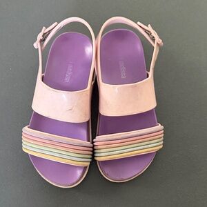 Mini Melissa rainbow Sandals
